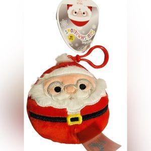 Squishmallow Christmas Clip NICK The Santa 3.5”